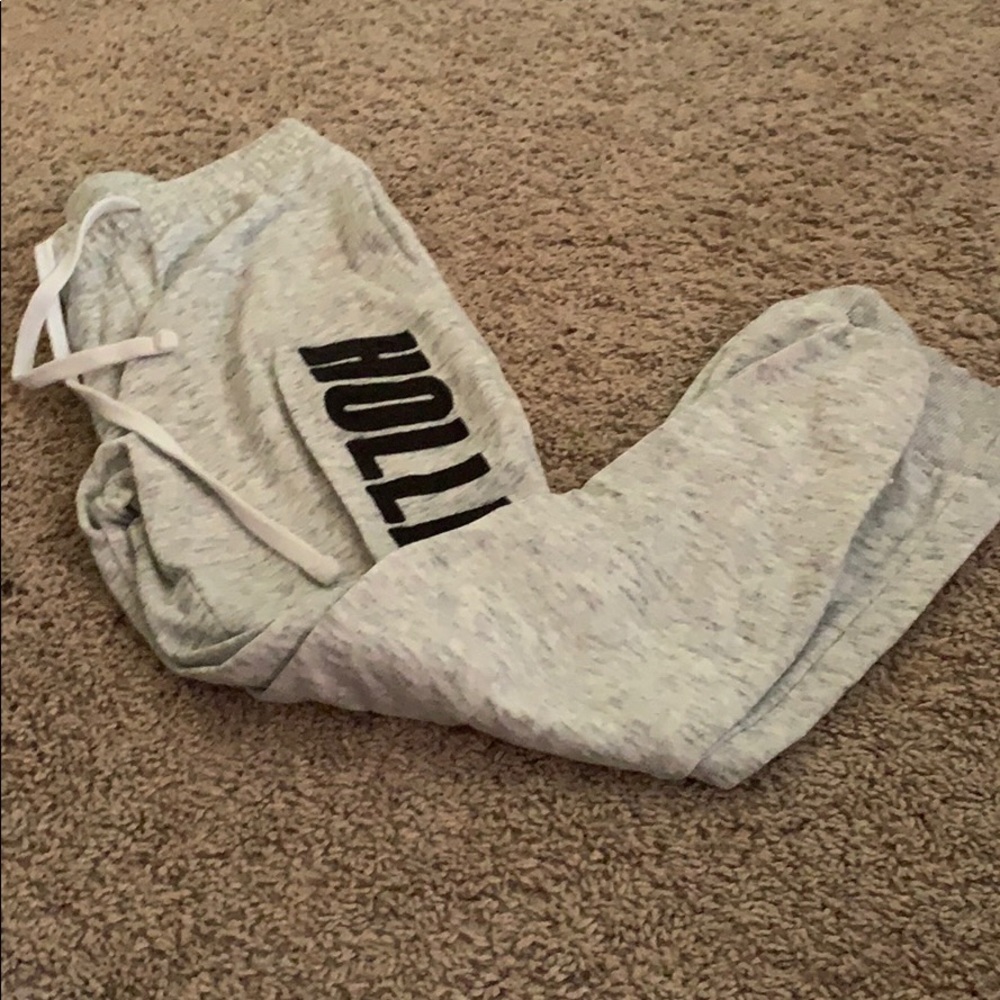Grey sweatpants